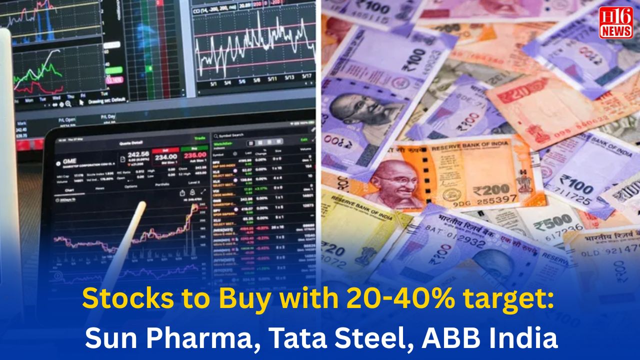 Stocks to Buy with 20-40% target: Sun Pharma, Tata Steel, ABB India